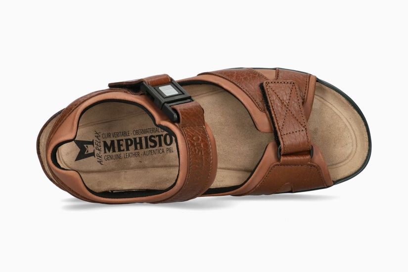 MEPHISTO SHOES SHARK FIT-CHESTNUT