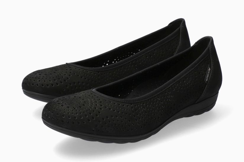 MEPHISTO SHOES ELSIE PERF-BLACK