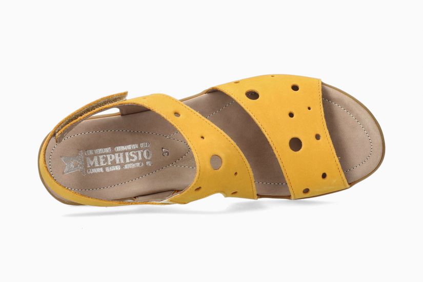 MEPHISTO SHOES PHIBY PERF-OCHRE