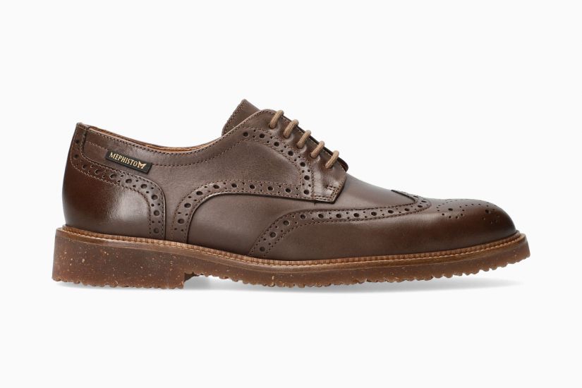 MEPHISTO SHOES PIERS-DARK BROWN - Click Image to Close