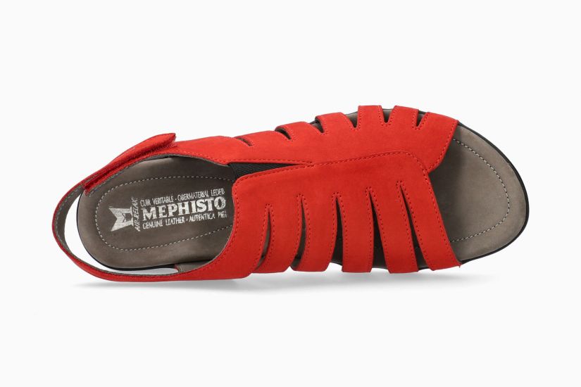 MEPHISTO SHOES PRALINE-SCARLET