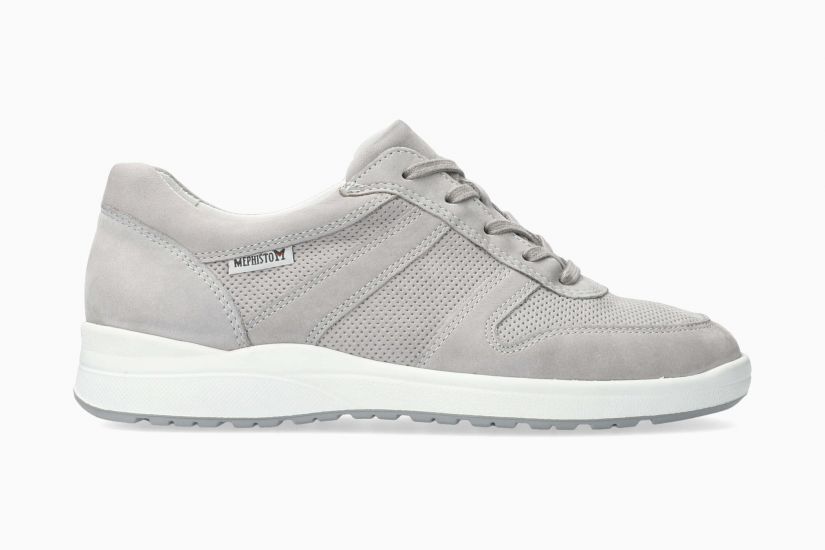 MEPHISTO SHOES REBECA PERF-LIGHT GREY