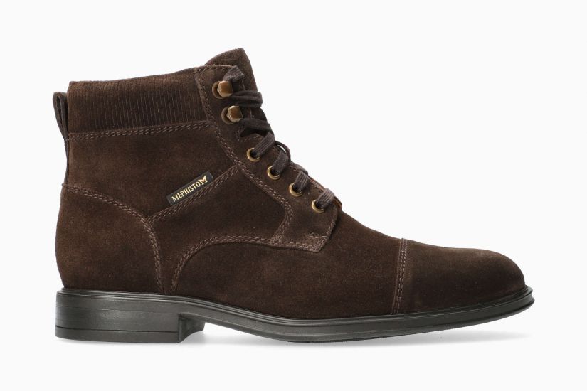 MEPHISTO SHOES KOLBY-DARK BROWN