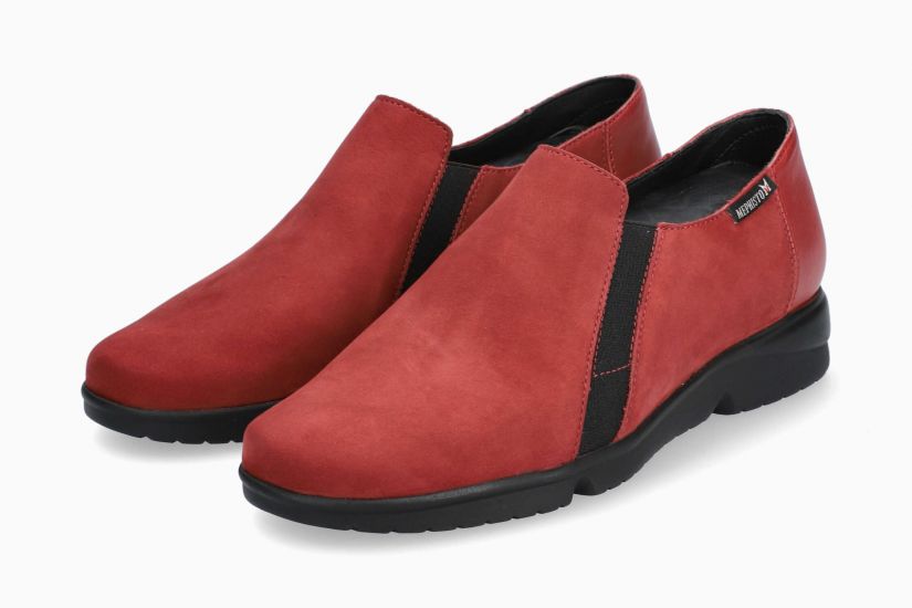 MEPHISTO SHOES ROMEA-BURGUNDY - Click Image to Close