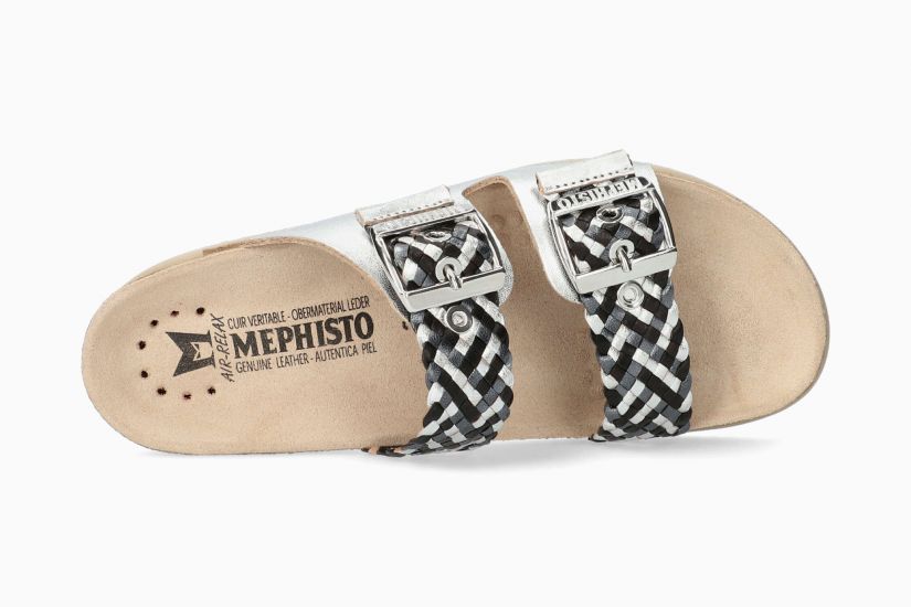 MEPHISTO SHOES HESTER TWIST-SILVER